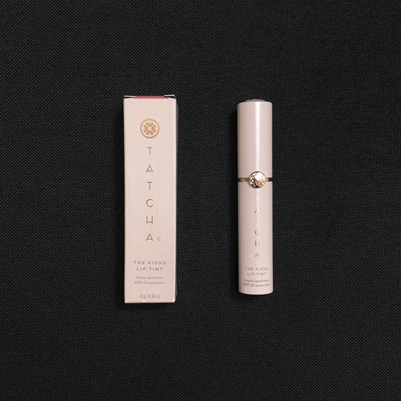 TATCHA The Kissu Lip Tint SPF 25 — Plum Blossom — Full Size 0.14 oz - Picture 1 of 5